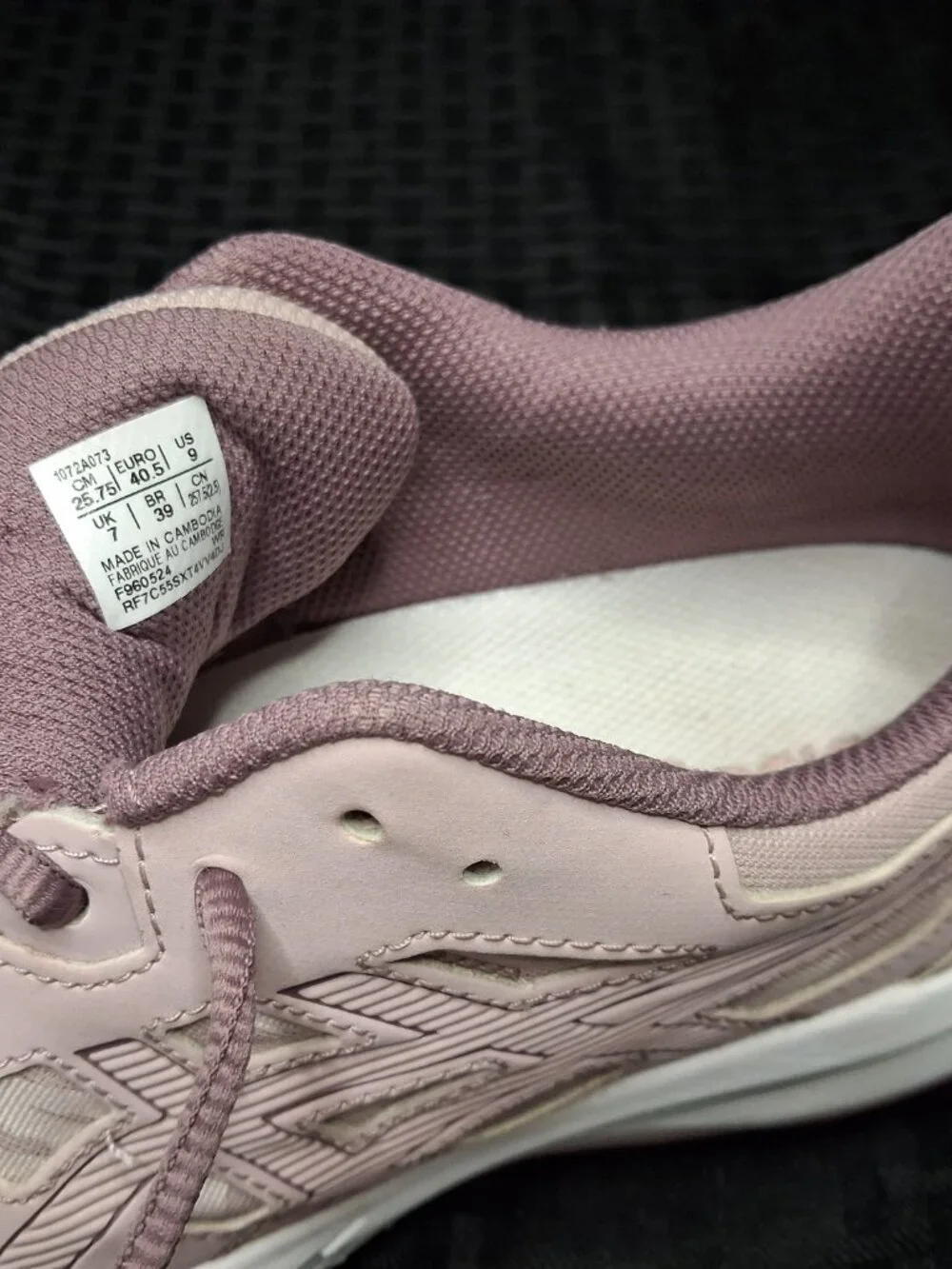 Asics Gel-Renma Women's Pickleball Shoes sz 9 Watershed Rose Dusty Mauve EUC